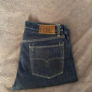 Ralph Lauren Double RL Dark Indigo Selvedge Straight Jeans
